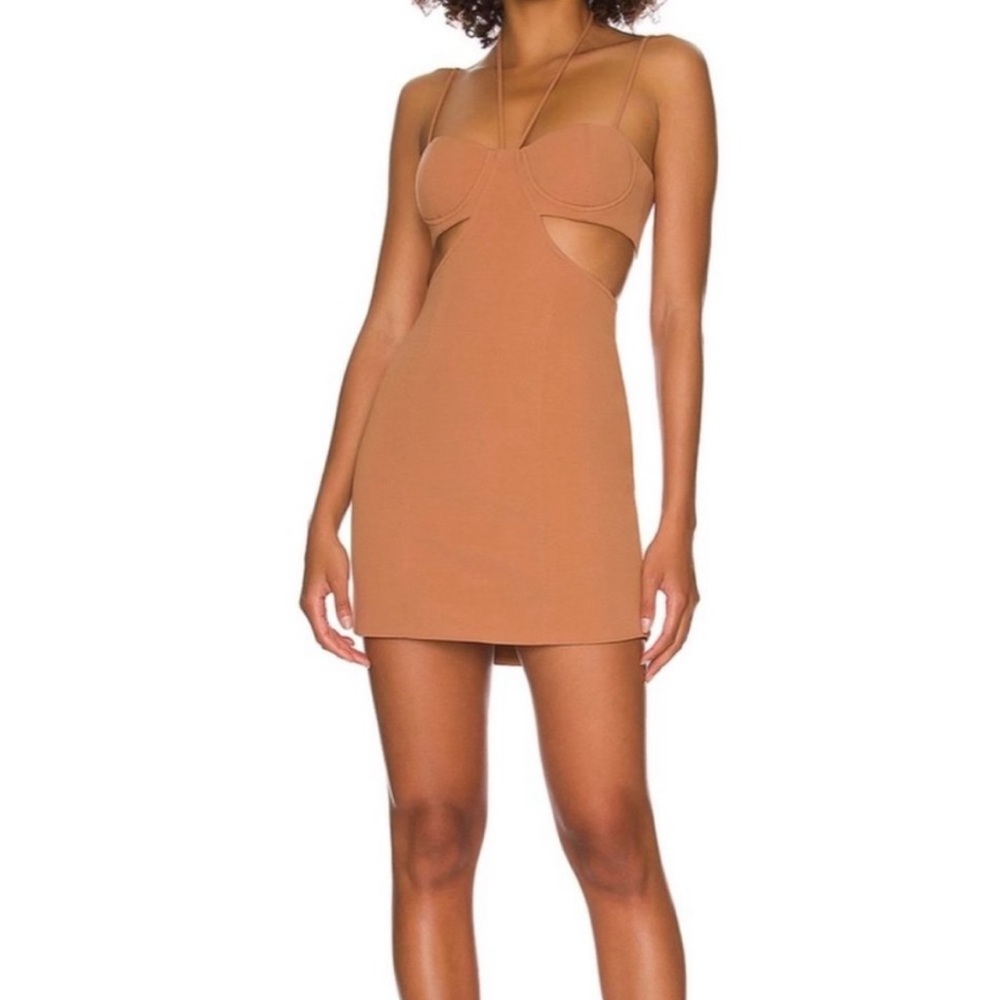Revolve Misha Tokyo Dress in Praline